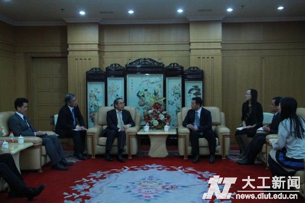 校党委副书记兼纪委书记李成恩接见三菱化学株式会社八岛英彦先生一行